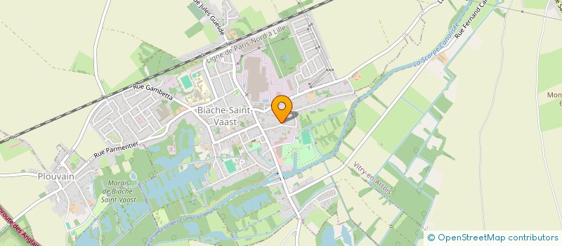 localisation de l'entreprise MONSIEUR DOMINIQUE LHORLOGE  BIACHE-SAINT-VAAST