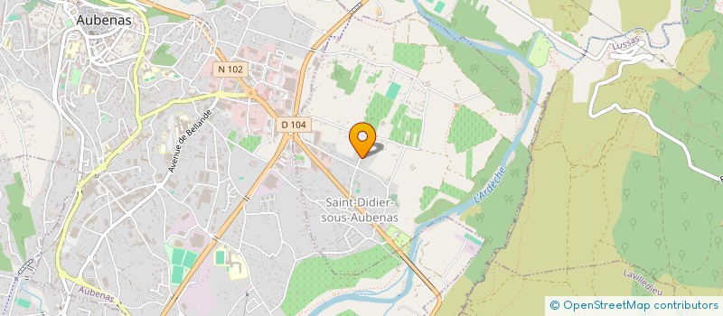 localisation de l'entreprise MONSIEUR DOMINIQUE LIAUTIER  SAINT-DIDIER-SOUS-AUBENAS