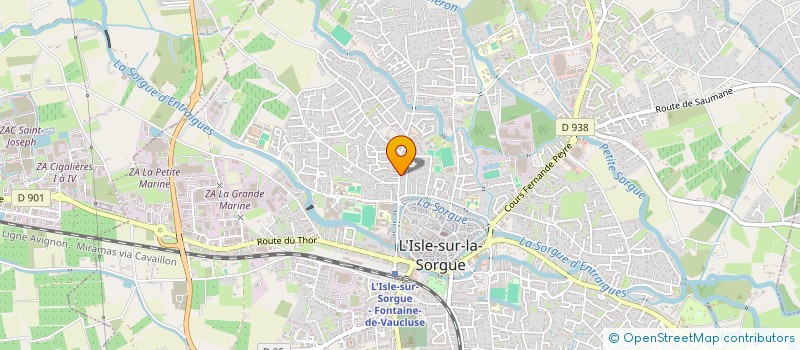 localisation de l'entreprise MONSIEUR DOMINIQUE LIMON  L'ISLE-SUR-LA-SORGUE