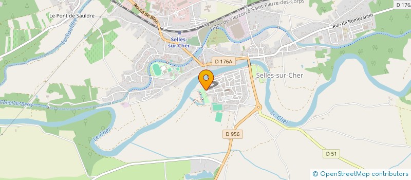 localisation de l'entreprise MONSIEUR DOMINIQUE LIMOUZIN  SELLES-SUR-CHER