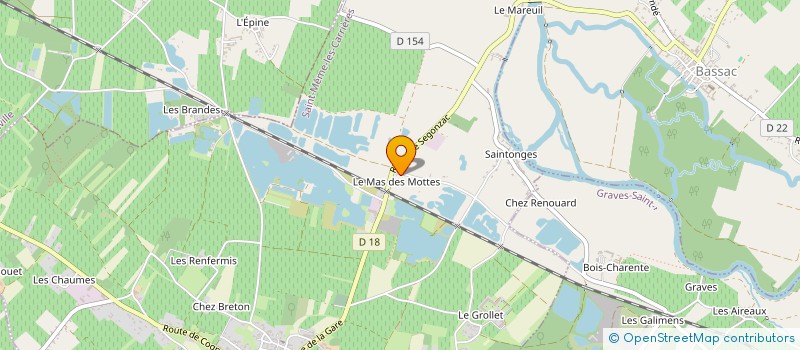 localisation de l'entreprise MONSIEUR DOMINIQUE LINLAUD à SAINT-MEME-LES-CARRIERES
