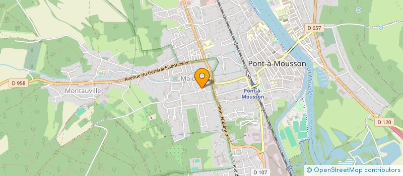 localisation de l'entreprise MONSIEUR DOMINIQUE LINNE  MAIDIERES