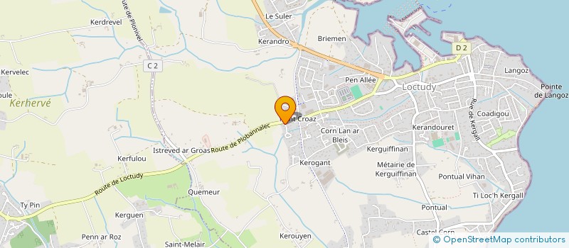 localisation de l'entreprise MONSIEUR DOMINIQUE LISSILLOUR  LOCTUDY