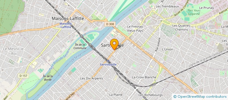 localisation de l'entreprise MONSIEUR DOMINIQUE LOCHON à SARTROUVILLE