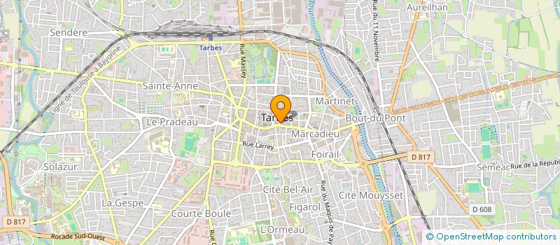 localisation de l'entreprise MONSIEUR DOMINIQUE LODE  TARBES