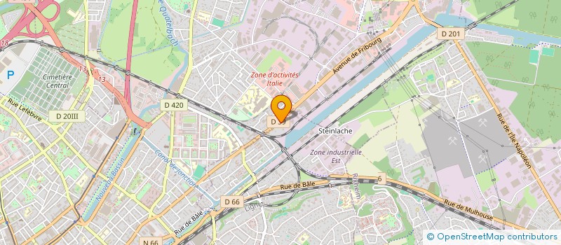 localisation de l'entreprise MONSIEUR DOMINIQUE LOIRE  RIEDISHEIM