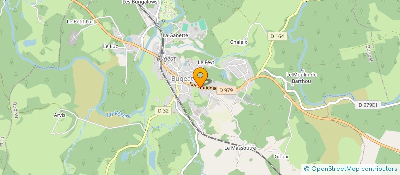 localisation de l'entreprise MONSIEUR DOMINIQUE LOISON à BUGEAT