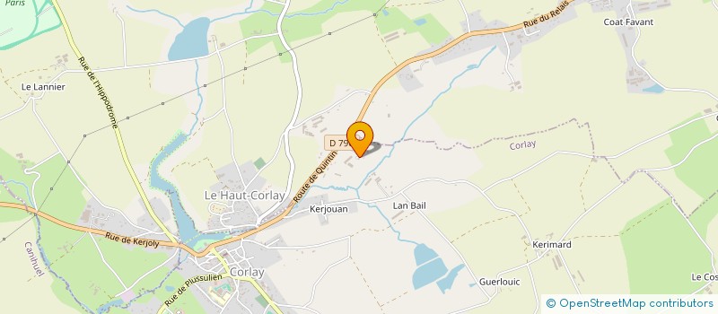 localisation de l'entreprise MONSIEUR DOMINIQUE LOISON  CORLAY