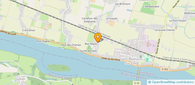 localisation de l'entreprise MONSIEUR DOMINIQUE LOIZEAU à BRISSAC LOIRE AUBANCE