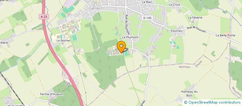 localisation de l'entreprise MONSIEUR DOMINIQUE LOKIETEK  GENECH