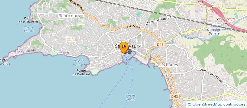 localisation de l'entreprise MONSIEUR DOMINIQUE LOMPRE à SANARY-SUR-MER