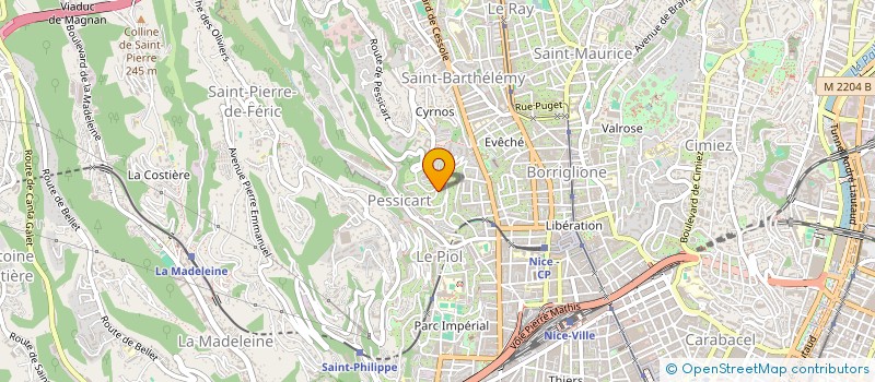 localisation de l'entreprise MONSIEUR DOMINIQUE LONGERE  NICE