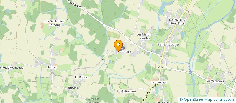 localisation de l'entreprise MONSIEUR DOMINIQUE LONJARET  SAINT-USUGE