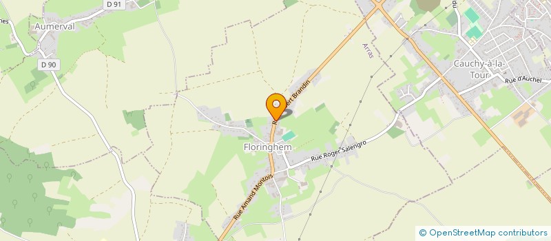 localisation de l'entreprise MONSIEUR DOMINIQUE LOPES  BREBIERES