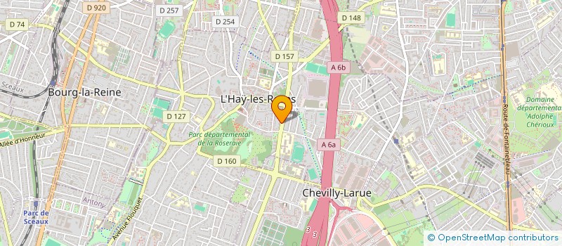 localisation de l'entreprise MONSIEUR DOMINIQUE LOPEZ  L'HAY-LES-ROSES