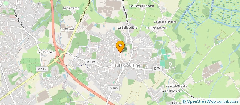 localisation de l'entreprise MONSIEUR DOMINIQUE LORAND à HAUTE-GOULAINE