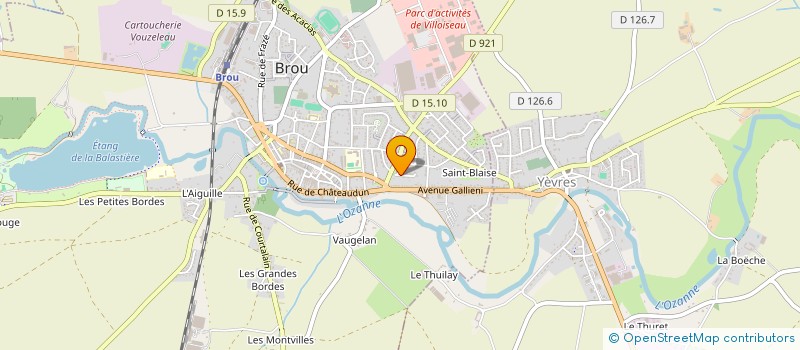 localisation de l'entreprise MONSIEUR DOMINIQUE LORIN à DANGEAU