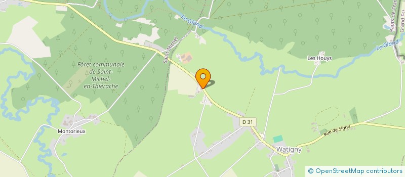 localisation de l'entreprise MONSIEUR DOMINIQUE LORSIGNOL  WATIGNY