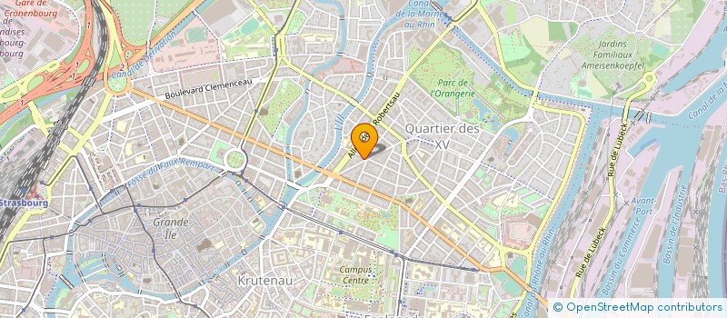 localisation de l'entreprise MONSIEUR DOMINIQUE LOTZ à STRASBOURG