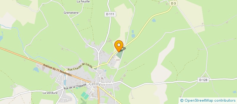 localisation de l'entreprise MONSIEUR DOMINIQUE LOUCHART  CERILLY