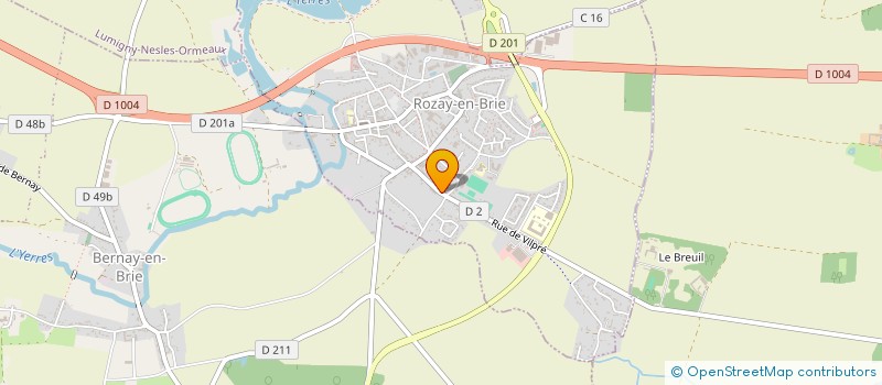 localisation de l'entreprise MONSIEUR DOMINIQUE LOUGO  ROZAY-EN-BRIE