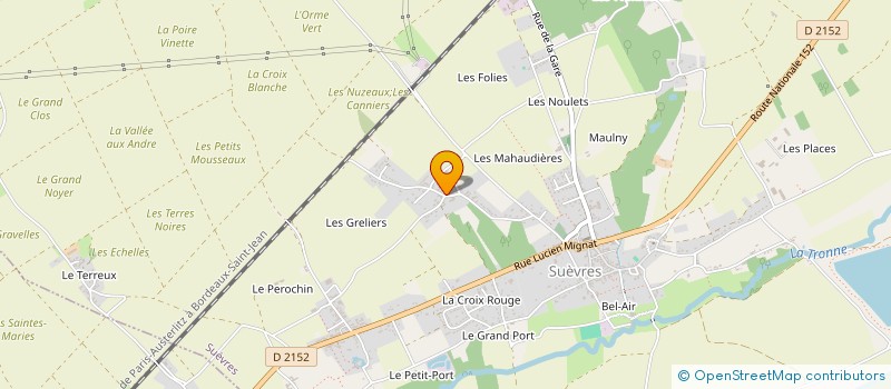 localisation de l'entreprise MONSIEUR DOMINIQUE LOUIS  SUEVRES