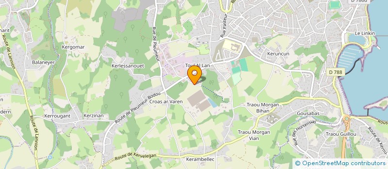 localisation de l'entreprise MONSIEUR DOMINIQUE LOZAC'H à PERROS-GUIREC