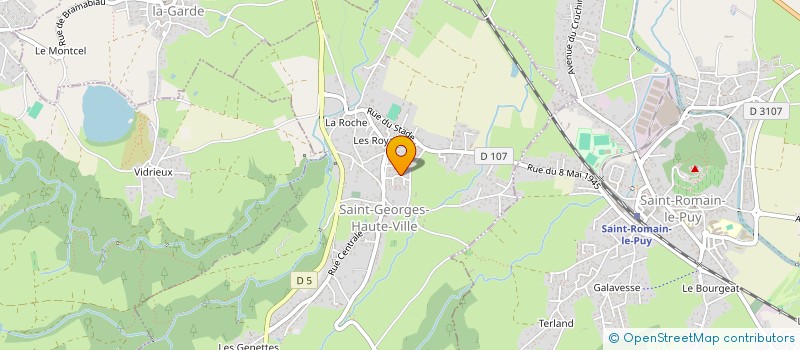 localisation de l'entreprise MONSIEUR DOMINIQUE LUA  SAINT-GEORGES-HAUTE-VILLE