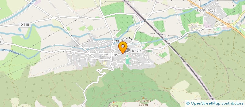 localisation de l'entreprise MONSIEUR DOMINIQUE LUBATTI à ALLEINS