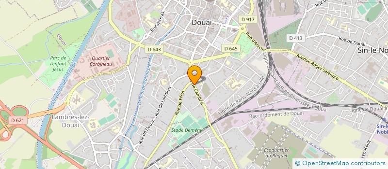 localisation de l'entreprise MONSIEUR DOMINIQUE LUERE à DOUAI