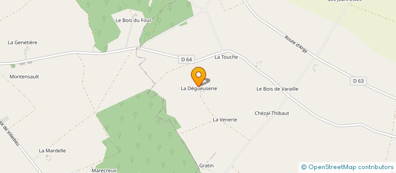 localisation de l'entreprise MONSIEUR DOMINIQUE LUMET à CHEZELLES