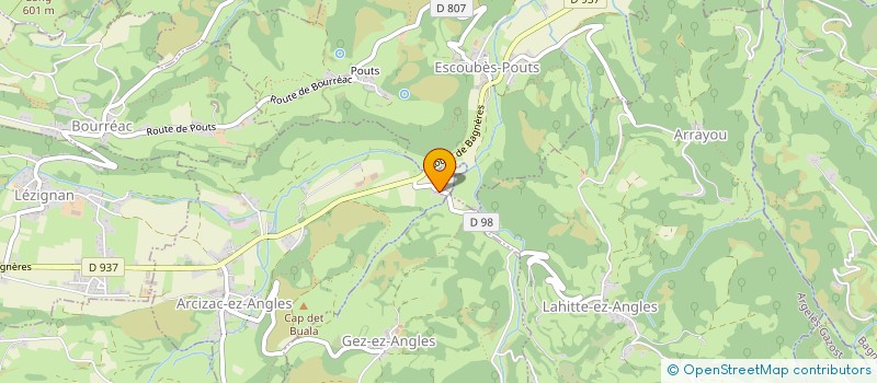 localisation de l'entreprise MONSIEUR DOMINIQUE LUPIET  ARRAYOU-LAHITTE