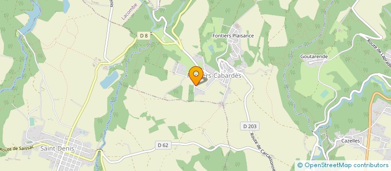 localisation de l'entreprise MONSIEUR DOMINIQUE MACCANI à FONTIERS-CABARDES