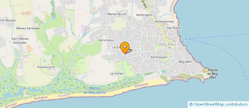 localisation de l'entreprise MONSIEUR DOMINIQUE MACE à FOUESNANT