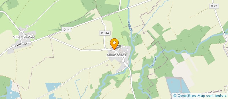 localisation de l'entreprise MONSIEUR DOMINIQUE MACHAL  VILLERS-LE-SEC