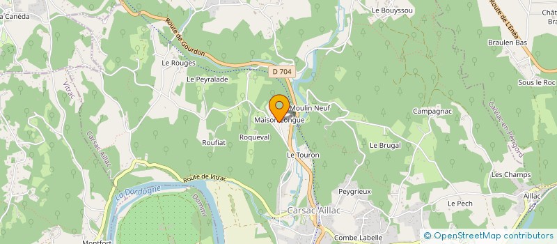 localisation de l'entreprise MONSIEUR DOMINIQUE MACHELART à CARSAC-AILLAC