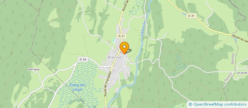 localisation de l'entreprise MONSIEUR DOMINIQUE MACHUELLE  BRENOD