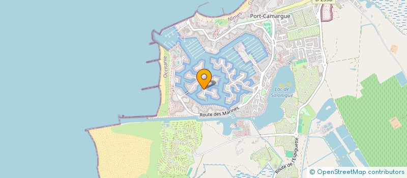 localisation de l'entreprise MONSIEUR DOMINIQUE MADELIN  LE GRAU-DU-ROI