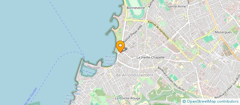 localisation de l'entreprise MONSIEUR DOMINIQUE MAES à MARSEILLE 8EME