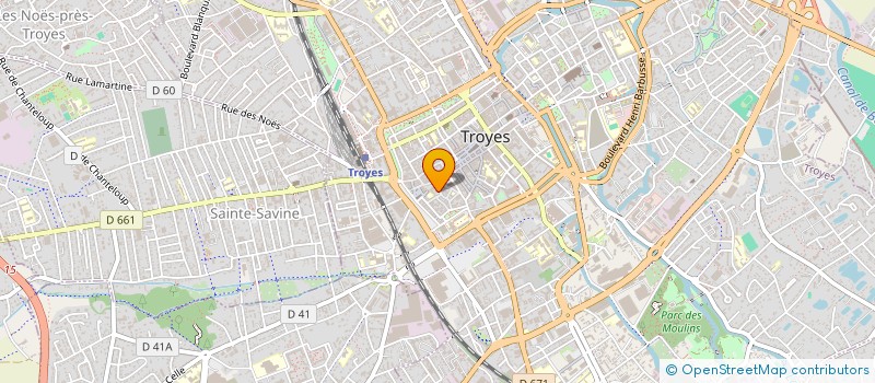 localisation de l'entreprise MONSIEUR DOMINIQUE MAGNIN à TROYES
