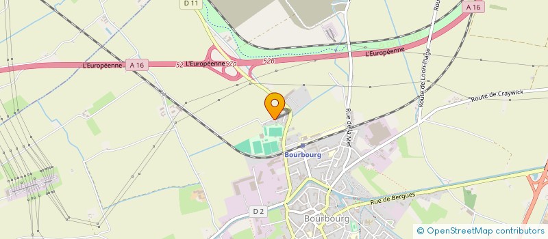 localisation de l'entreprise MONSIEUR DOMINIQUE MAHIEUS  BROUCKERQUE