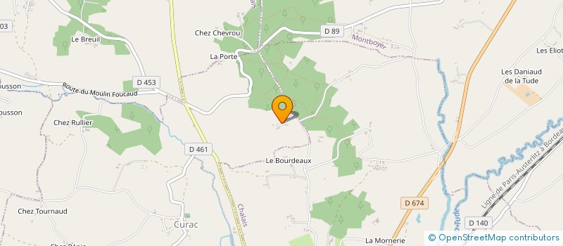 localisation de l'entreprise MONSIEUR DOMINIQUE MAHUTEAUX à CURAC