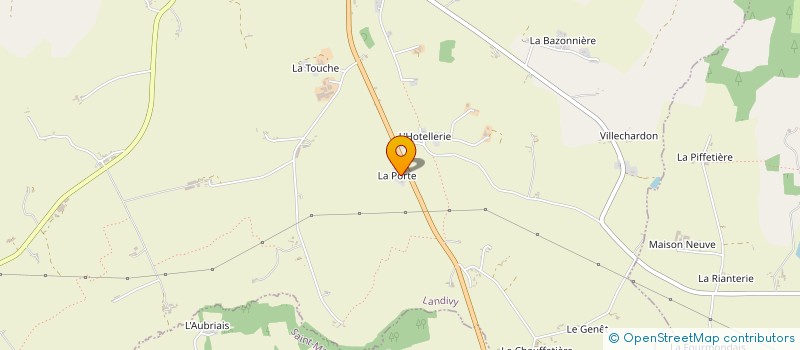 localisation de l'entreprise MONSIEUR DOMINIQUE MAILLARD à LANDIVY