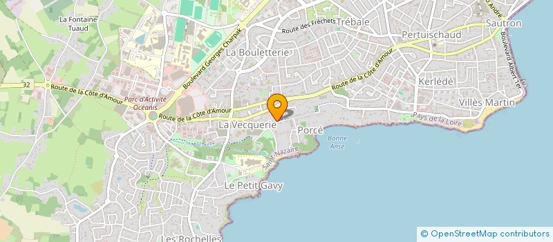 localisation de l'entreprise MONSIEUR DOMINIQUE MAINGUY à SAINT-NAZAIRE
