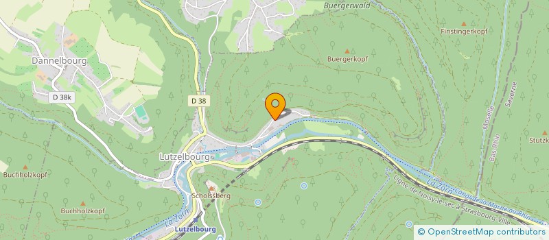 localisation de l'entreprise MONSIEUR DOMINIQUE MAIRE  LUTZELBOURG