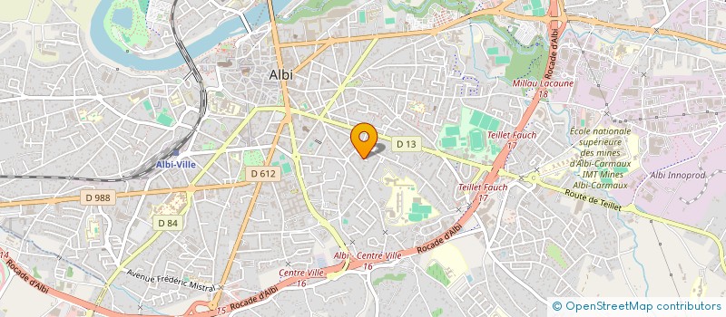 localisation de l'entreprise MONSIEUR DOMINIQUE MAITRE à ALBI