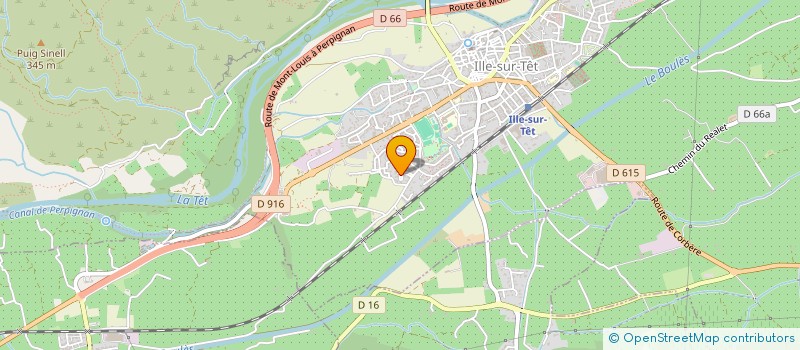 localisation de l'entreprise MONSIEUR DOMINIQUE MALATERRE à ILLE-SUR-TET