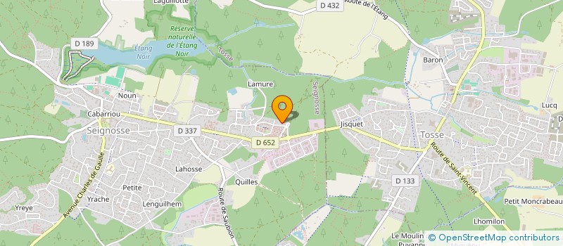 localisation de l'entreprise MONSIEUR DOMINIQUE MALAURIELLE  SEIGNOSSE