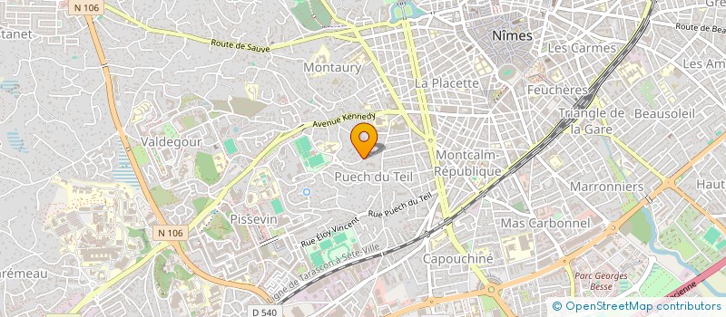 localisation de l'entreprise MONSIEUR DOMINIQUE MALLET  NIMES