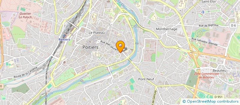 localisation de l'entreprise MONSIEUR DOMINIQUE MALTIER à POITIERS
